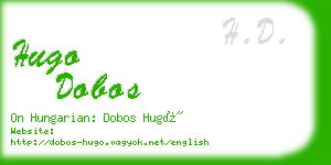 hugo dobos business card